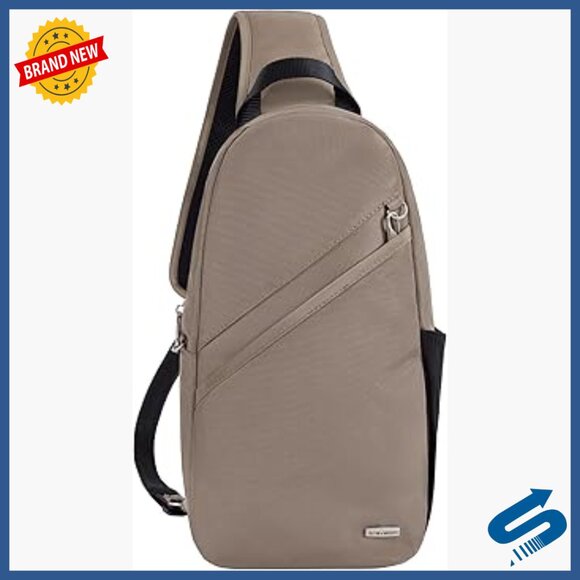 Anti-Theft Sling Bag with RFID Blocking Slash-Resistant 6L Capacity